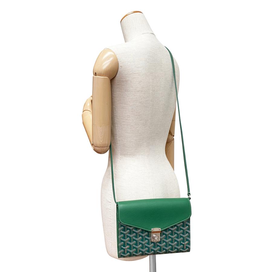 GOYARD（ゴヤール） [中古] シープルポーチウォレット PM グリーン