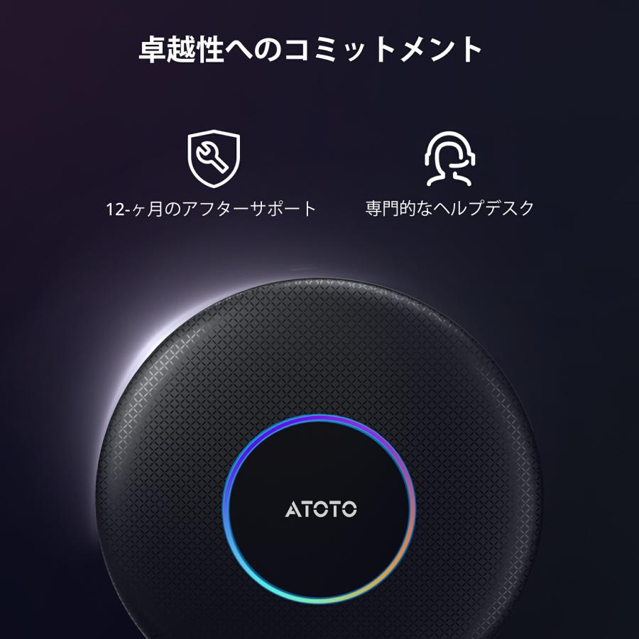 ATOTO CB6A-J-BK ワイヤレス carplay AI Box】atoto ワイヤレス接続