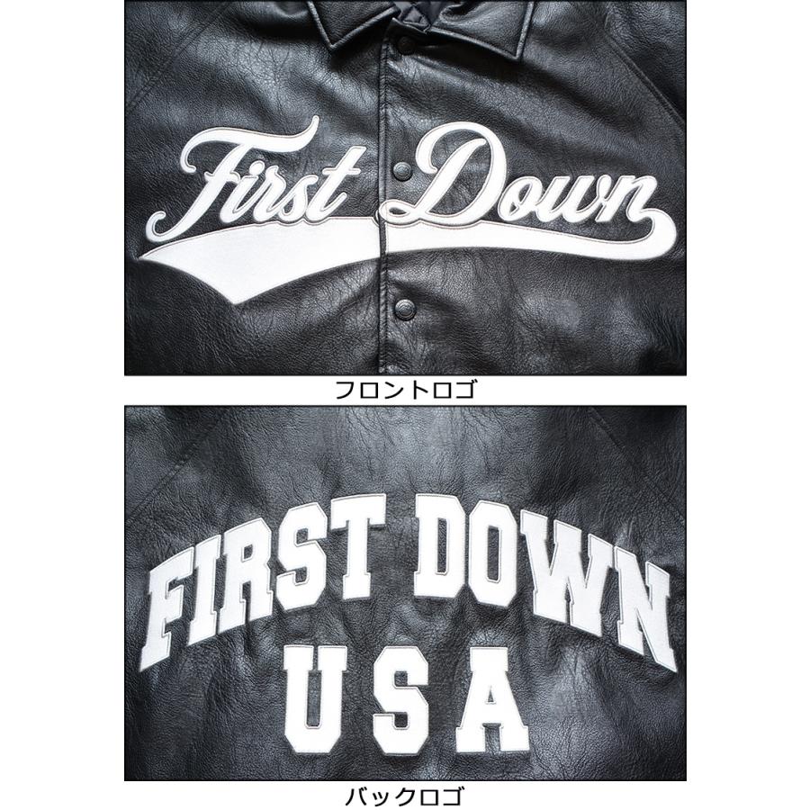 FIRST DOWN（ファーストダウン） ジャケット FIRST DOWN PU VARSITY