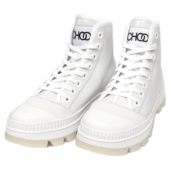 JIMMY CHOO（ジミーチュウ） スニーカー メンズ ハイカット 靴 レザー
