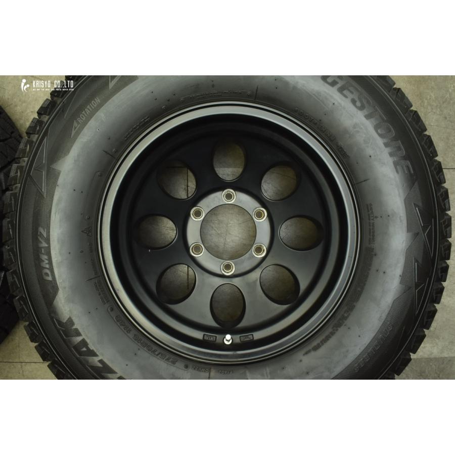 美品】レンコンホイール 16in 8J -28 PCD139.7 ブリヂストン