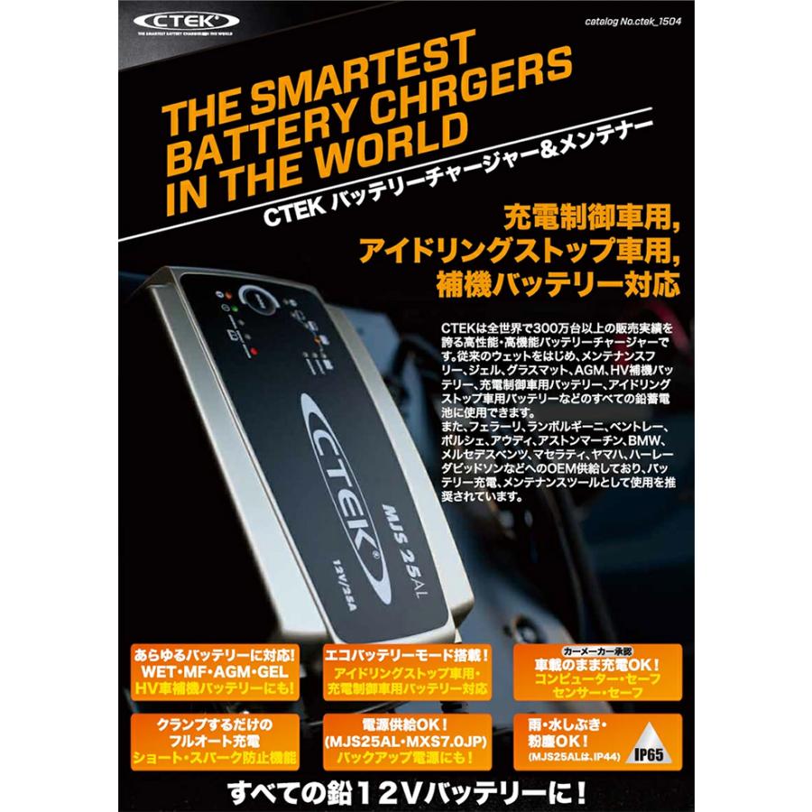 車 バイク バッテリーチャージャー メンテナー MXS5.0JP CTEK 自動車