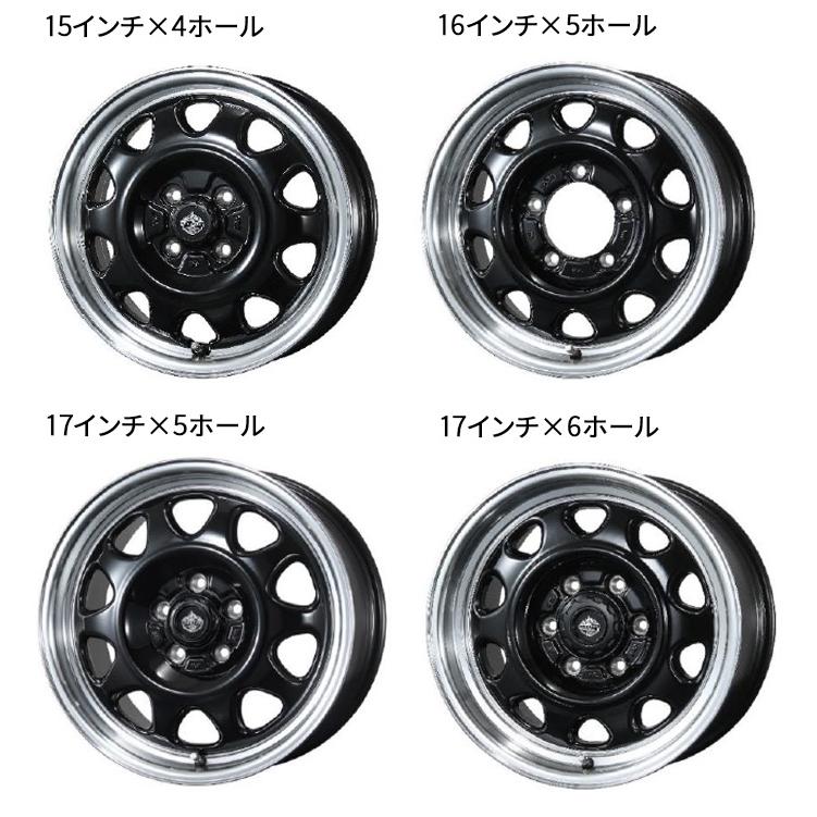 SWZ 17インチ 5ホール 17X7.0J ホイール 4本セット 1台分 LANDFOOT