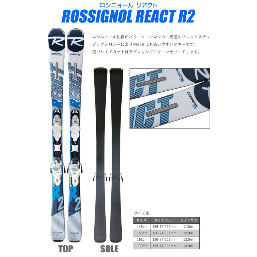 ROSSIGNOL（ロシニョール） スキー 5点 セット メンズブーツ付き 19-20