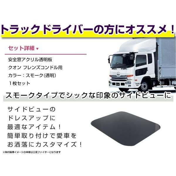 日産 クオン/フレンズコンドル大型/フレンズコンドル4t 安全窓