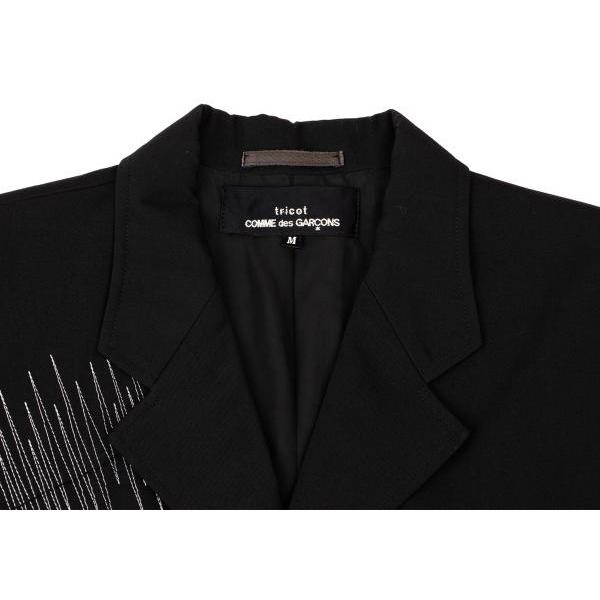 tricot COMME des GARCONS トリココムデギャルソンtricot ウール切替