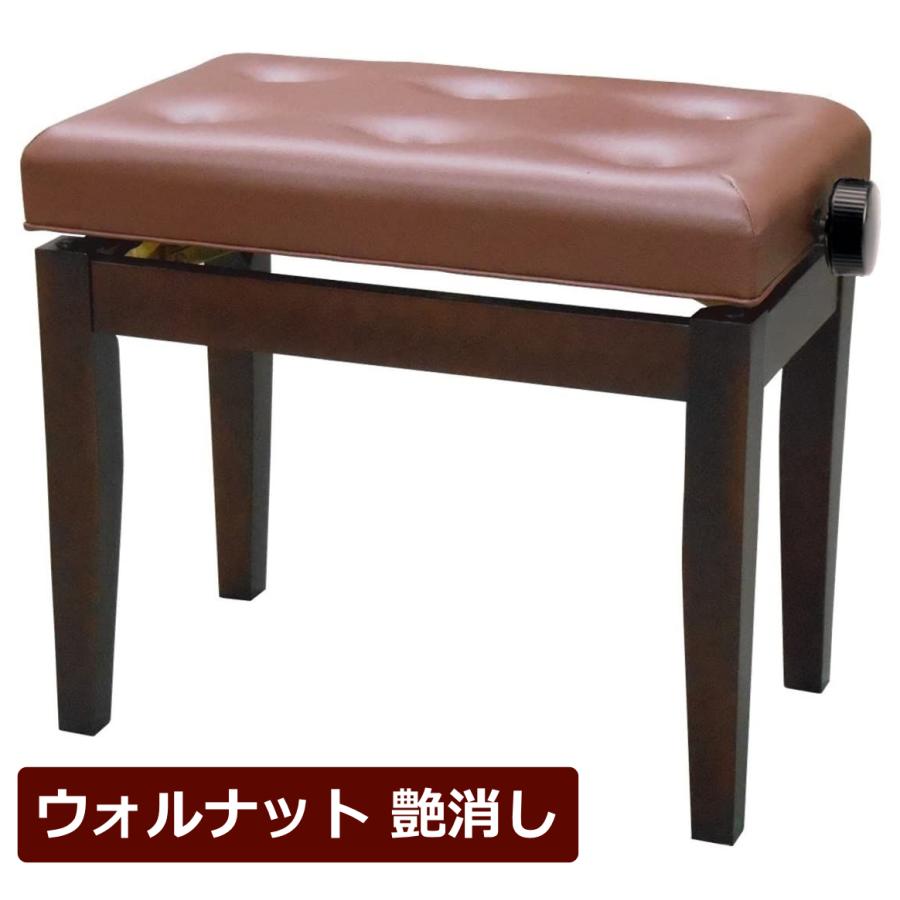 ピアノ専門店 高低自在椅子】ピアノイス 直脚 高さ47〜57cm 無段階高低
