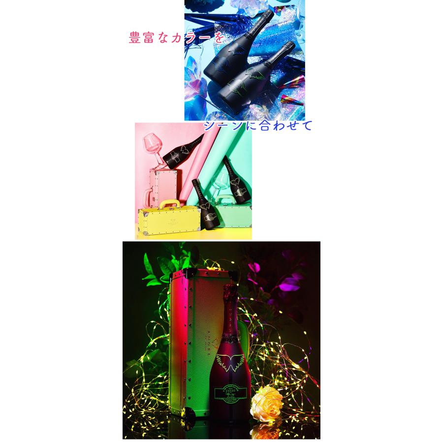 光る エンジェル シャンパン ブリュット ヘイロー 5本セット レッド