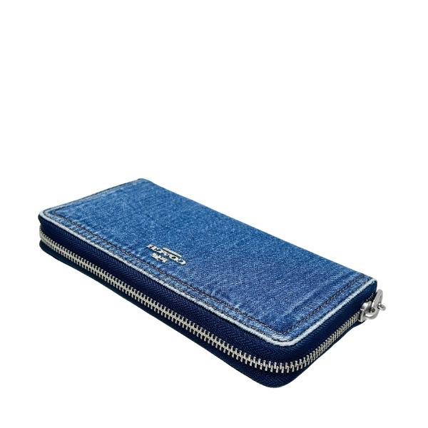COACH（コーチ） 国内発送 財布 レディース 長財布 デニム ロング