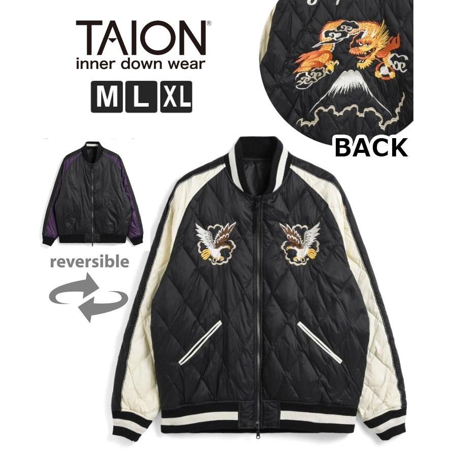 TAION（タイオン） メンズ スカジャン ダウンジャケット JK04JS-N1