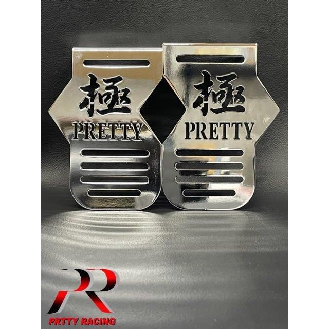 YAMAHA XJR400 (4HM)用 極 PRETTY ロゴマーク付 メッキサイドキャブ