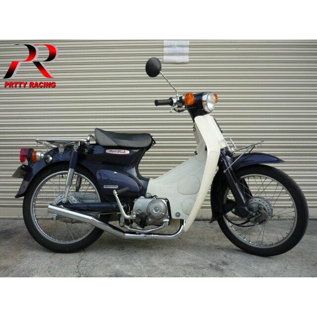 プリティ― HONDA カブ ショート管 メッキ マフラー PRETTY
