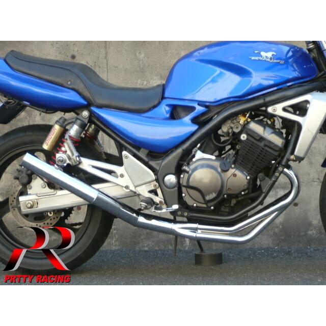 プリティー KAWASAKI バリオス2 ショート管 60π マフラー メッキ