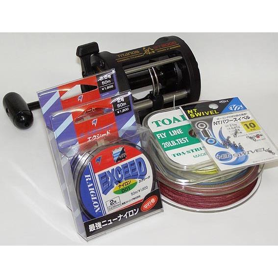 シマノ（SHIMANO） レイク トローリング スタート リール セット