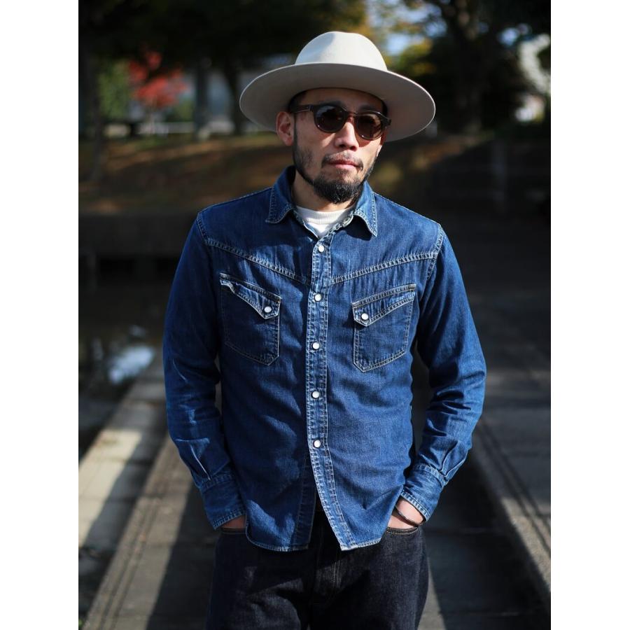 TCBジーンズ ウエスタンシャツ ランチマン デニム TCB jeans RANCHMAN