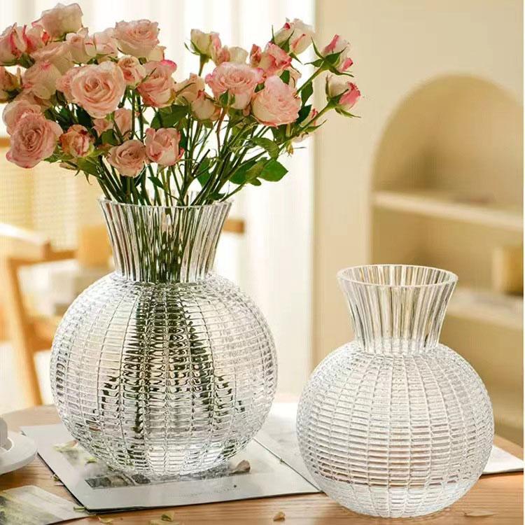 クリアガラス フラワーベース No.63【雑貨 インテリア 花瓶 ガラス