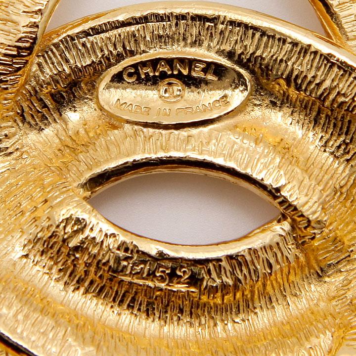 CHANEL（シャネル） ブローチ ココマーク マトラッセ 1152 ゴールド