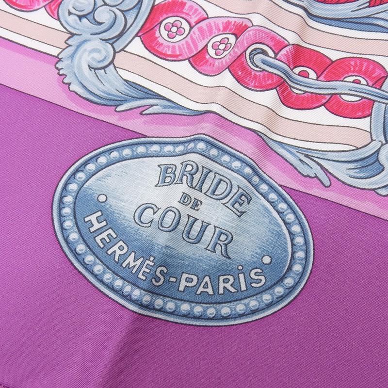 HERMES（エルメス） カレ90 BRIDEDE COUR 「法廷の勒」 スカーフ