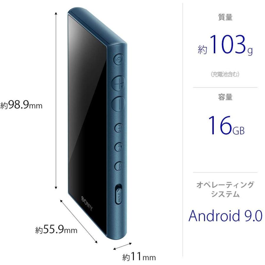 SONY（ソニー） ウォークマン 16GB Aシリーズ NW-A105 タッチパネル