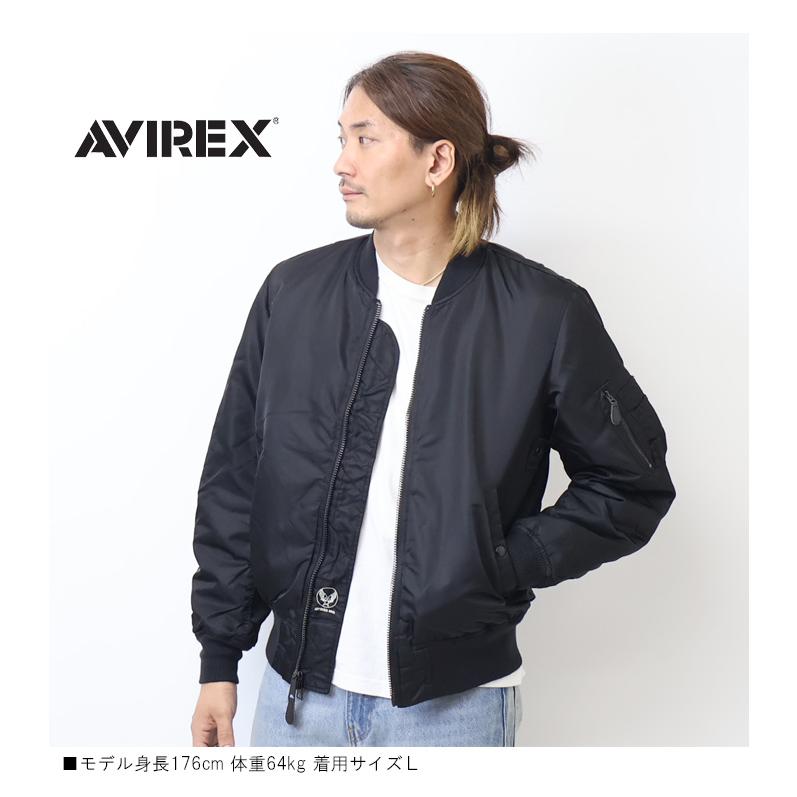 AVIREX（アヴィレックス） ウォッシュド MA-1ジャケット FLYING TIGERS