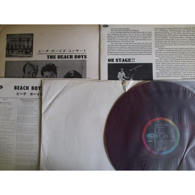 LP/レコード 0072□ザ ビーチボーイズ/コンサート/カラー盤/CP7176