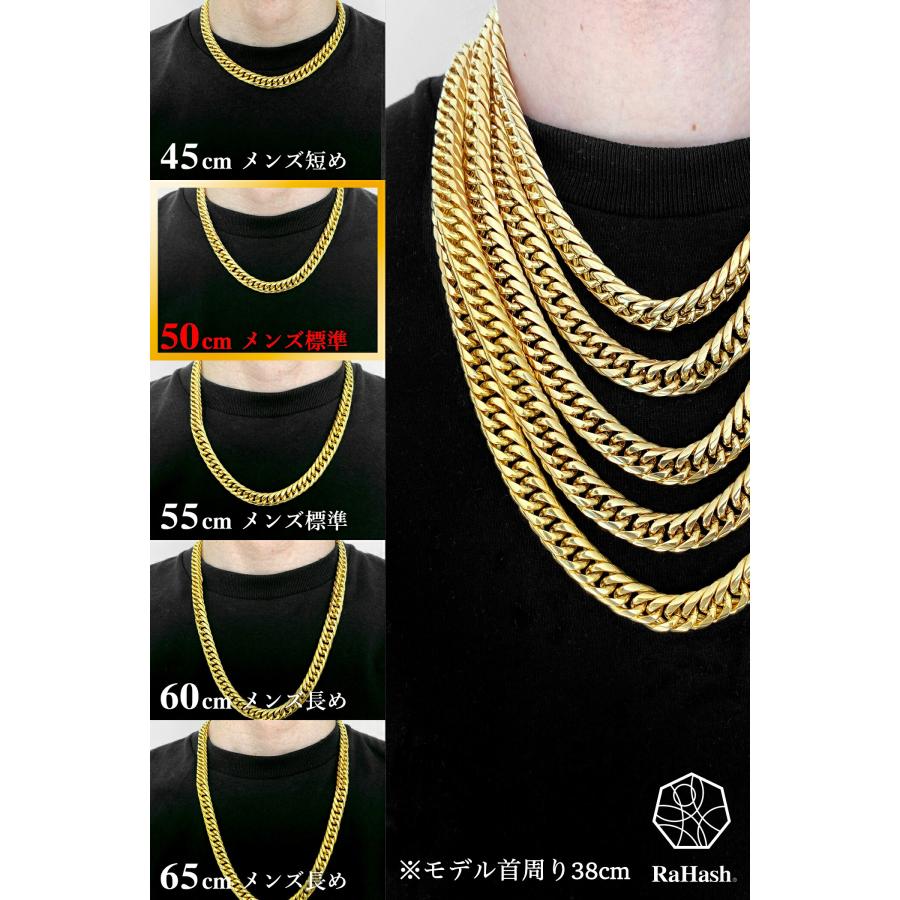 喜平 ネックレス チェーン メンズ ステンレス 316L 18K コーティング