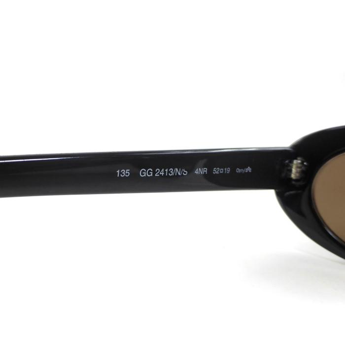 GUCCI（グッチ） フルリム オーバル サングラス GG 2413/N/S ブラウン