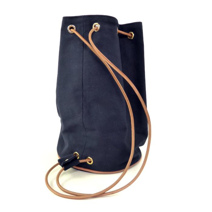 HERMES（エルメス） ポロションミミル PM キャンバス 巾着 ショルダー