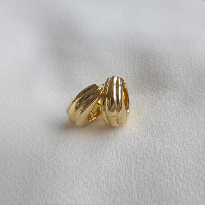 TOM WOOD（トムウッド） アイス フープ ミディアム ライン ゴールド