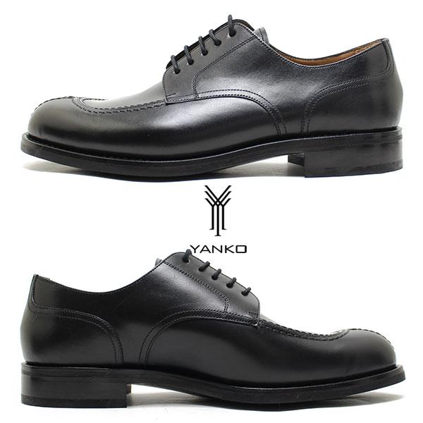 YANKO ヤンコ 14539 Uチップモカ ボックスカーフ ヨークソール BOXCALF