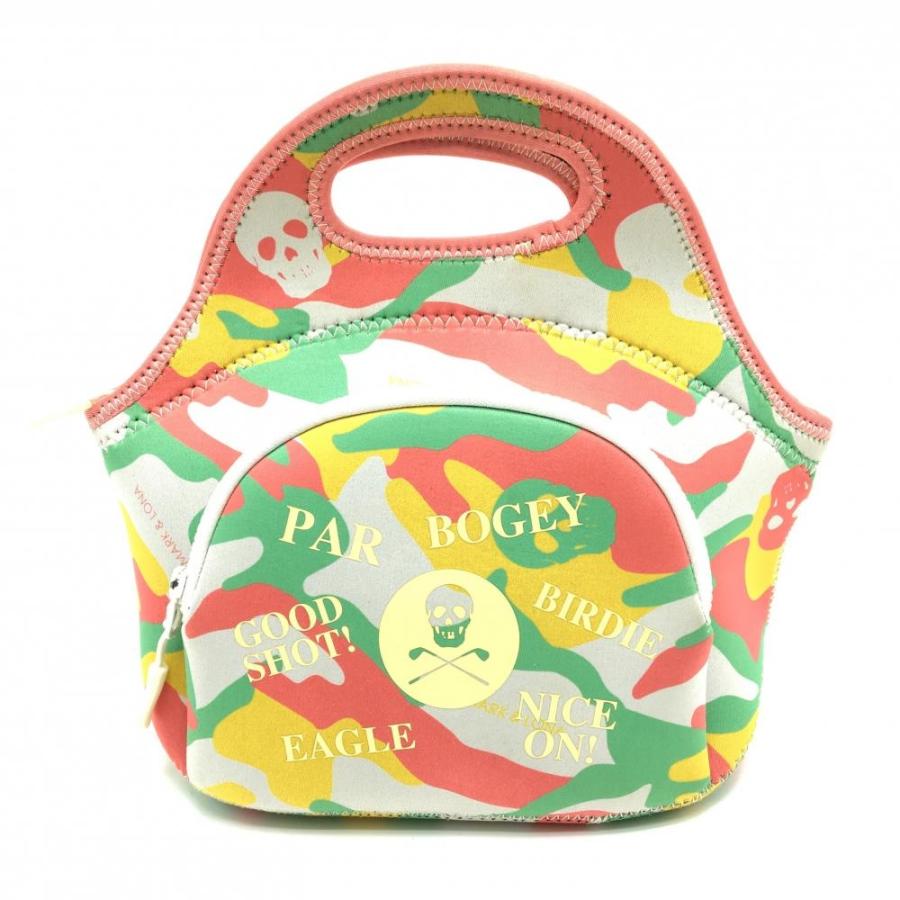 MARK&LONA（マークアンドロナ） カートバッグ ピンク×グリーン