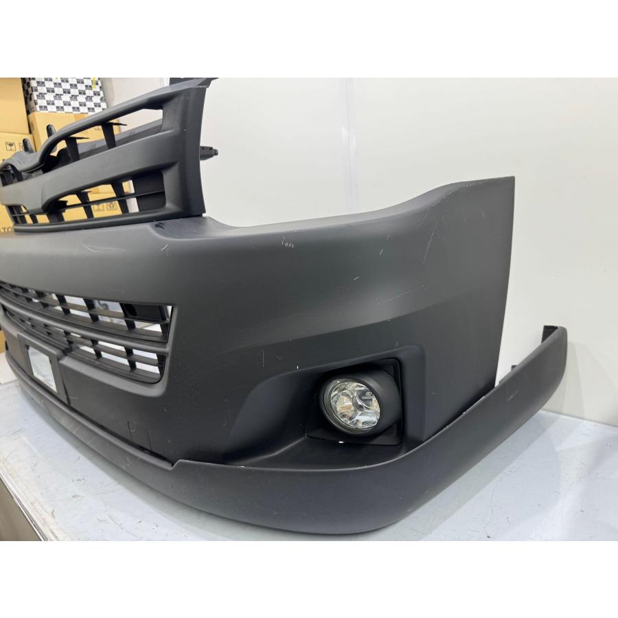 200系 ハイエース 3型 ワイド 純正フロントバンパー・GIBSONスポイラー