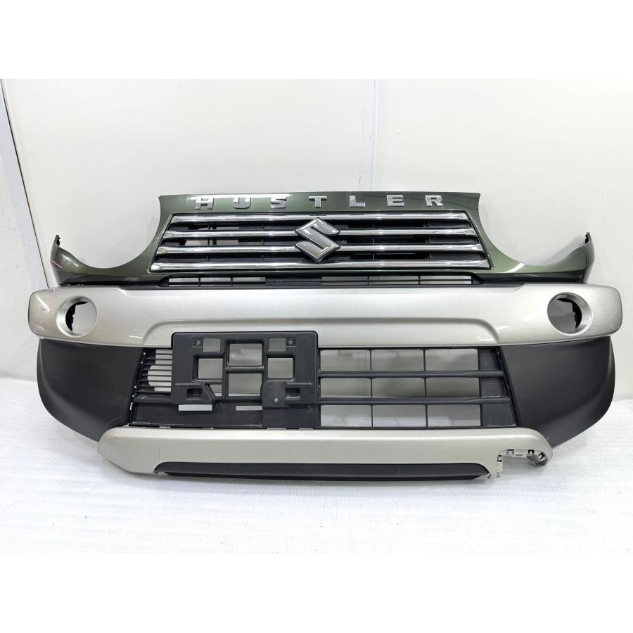 ハスラー MR31S/MR41S 純正フロントバンパー グリーンメタリック 71711