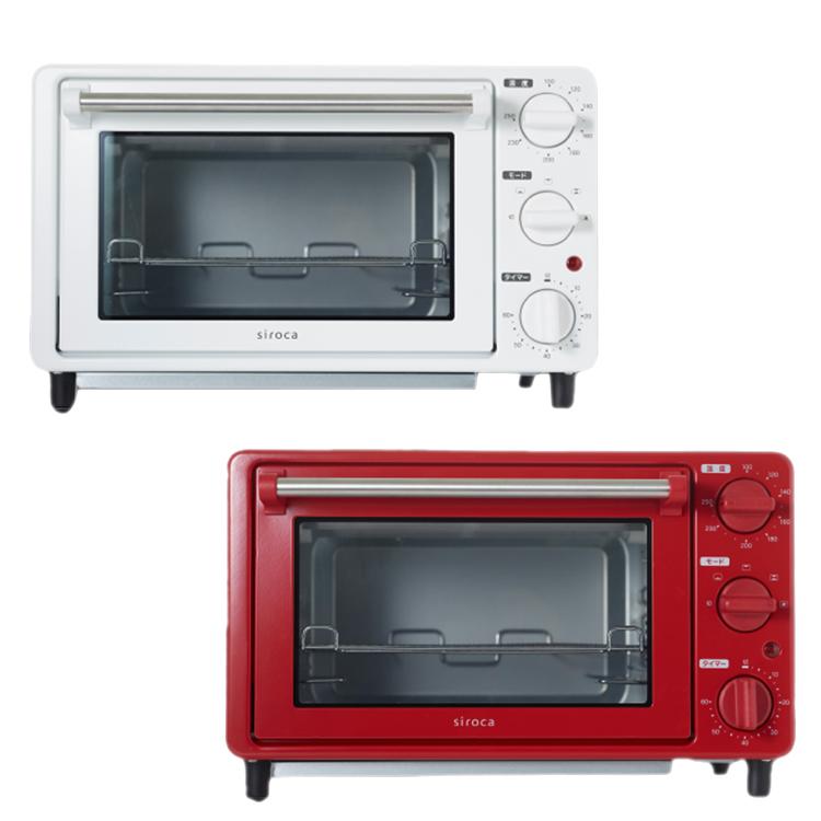 siroca（シロカ） ノンフライオーブン ST-4N231 ホワイト レッド