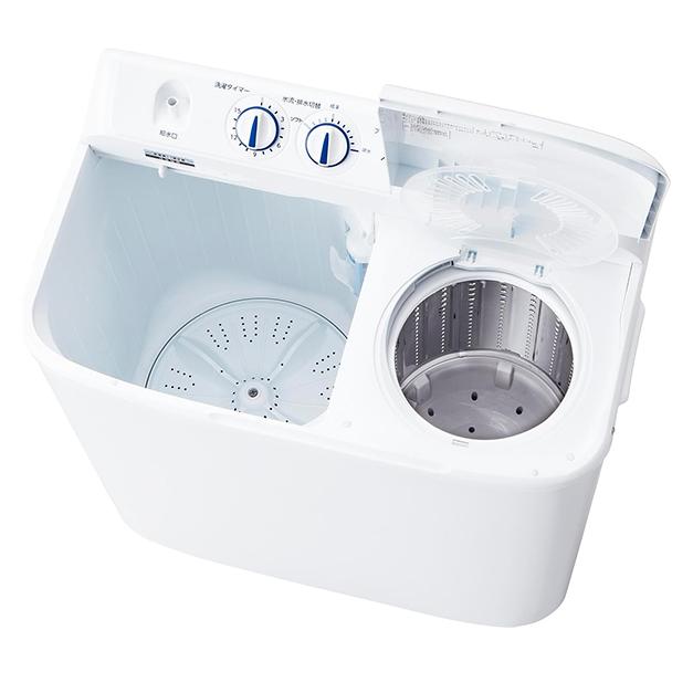 ハイアール 5.5kg二層式洗濯機 JW-W55G-W シンプル 洗濯 脱水 家事 白