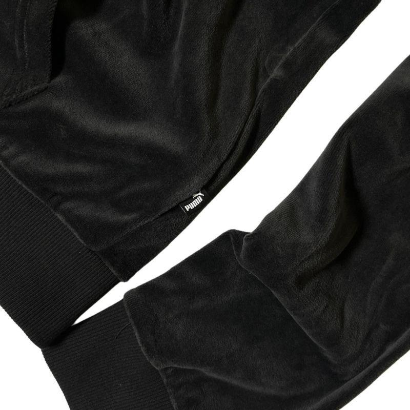 プーマ ベロア トラックジャケット ブラック メンズ PUMA : RAWDRIP