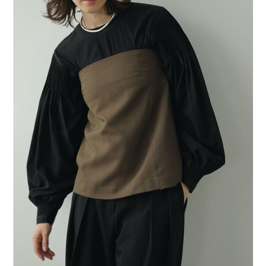 anuke（アンヌーク） (アンヌーク）Typewriter Pintuck Blouse 即日