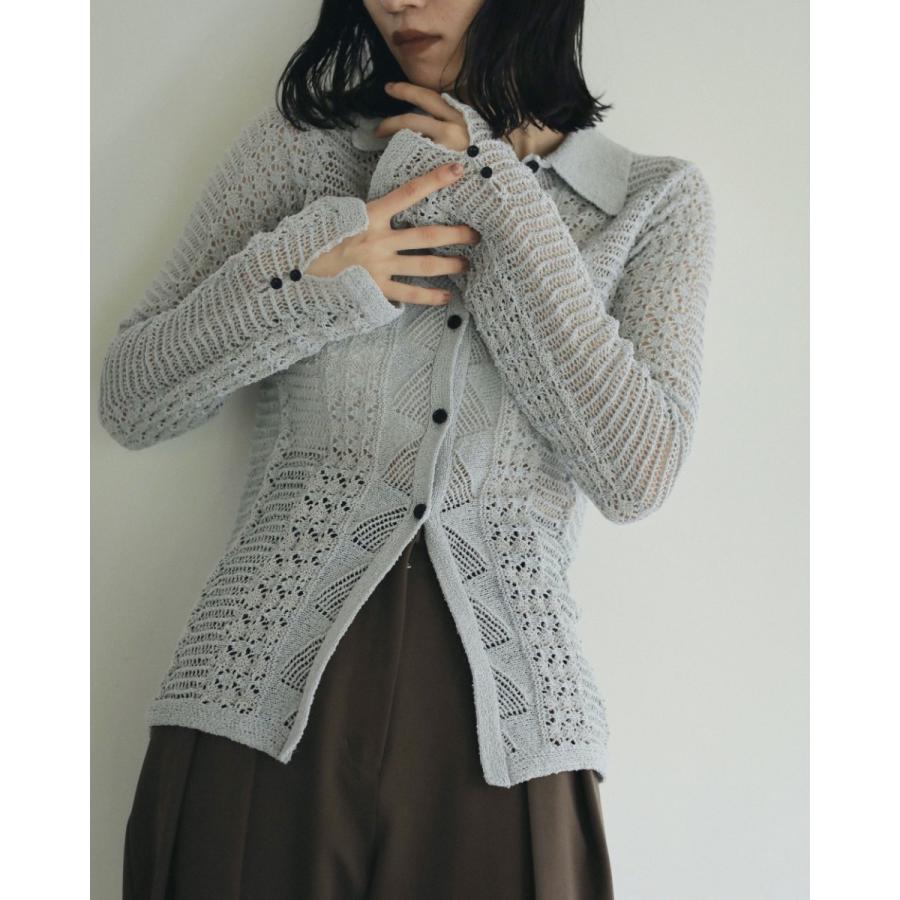 anuke（アンヌーク） (アンヌーク）Mix Knit Shirts 即日発送
