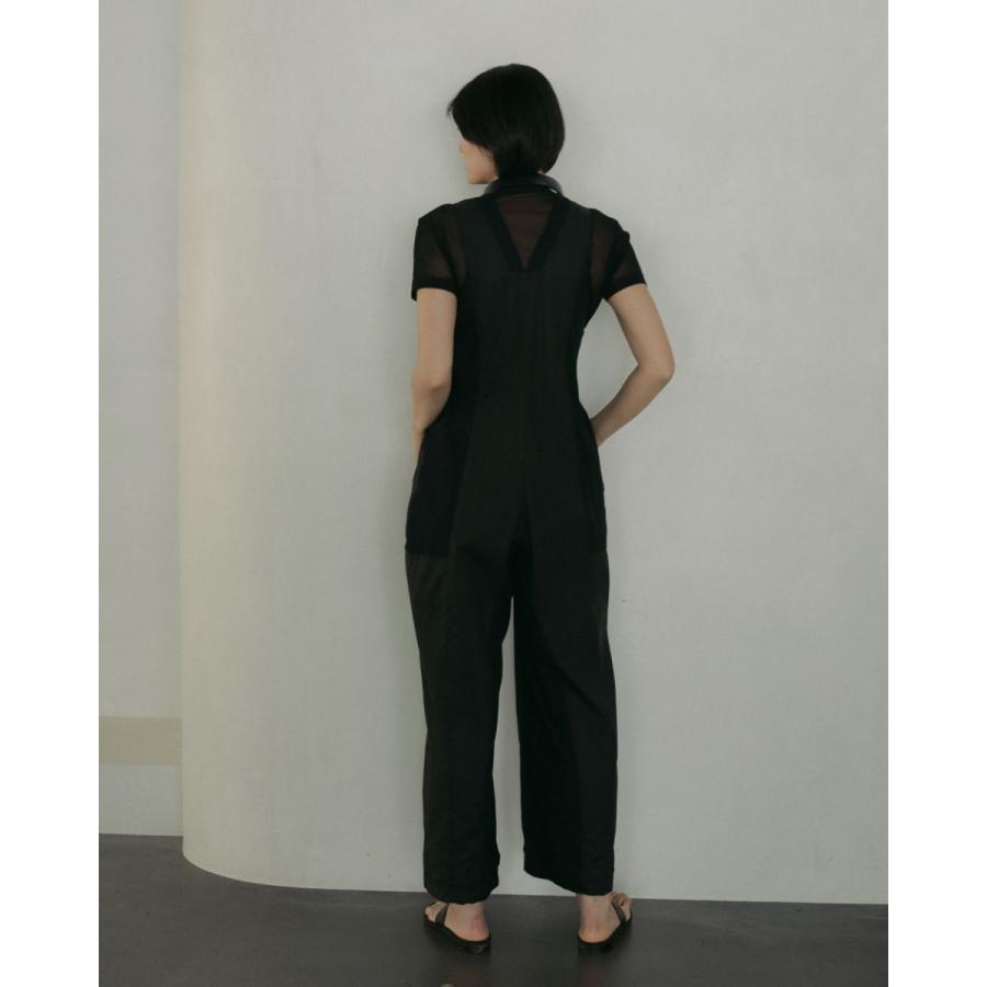 anuke（アンヌーク） ANUKE(アンヌーク）Drawstring Vneck Combinaison
