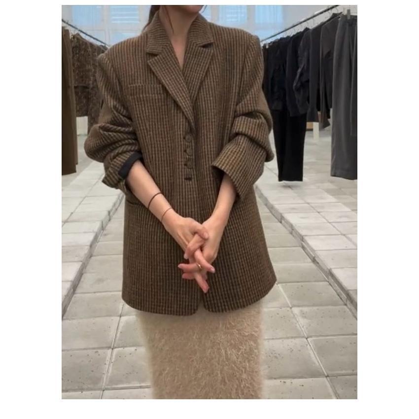TODAYFUL 2025winter トゥデイフル アウター Wool100% Check Jacket