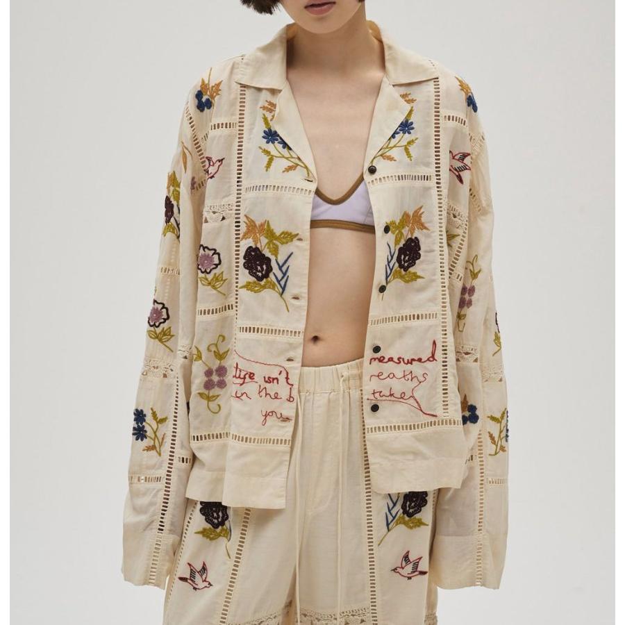 TODAYFUL トゥデイフル Embroidery Patchwork Shirts 予約商品