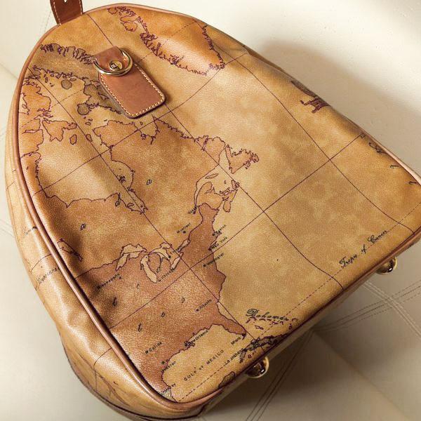 PRIMA CLASSE（プリマクラッセ） ボストンバッグ 大型 大容量 世界地図
