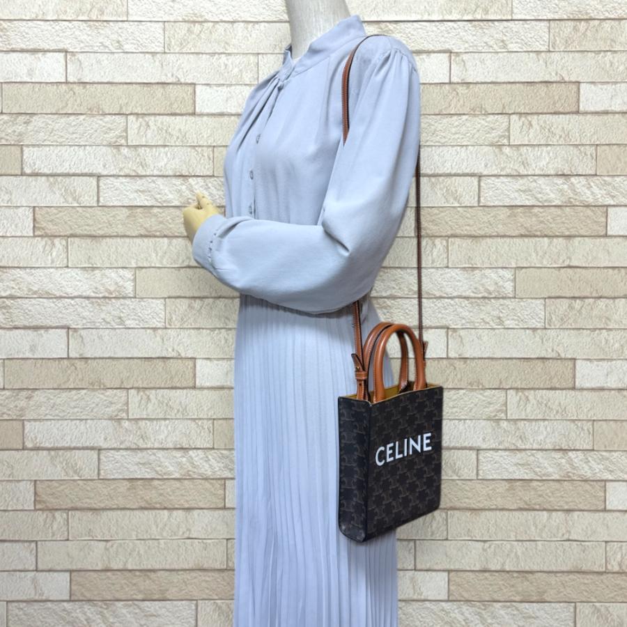 CELINE（セリーヌ） ミニバーティカルカバ トリオンフ ショルダー