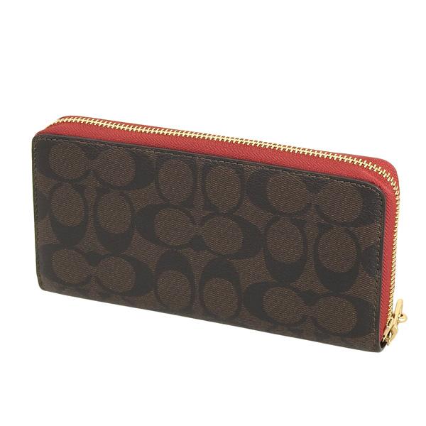 COACH（コーチ） 財布 レディース 長財布 アウトレット ラウンド