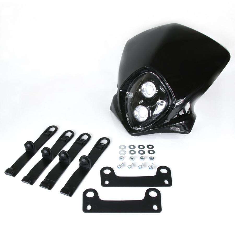 カワサキ（Kawasaki） エンデューロ LEDヘッドライト カウルマスク