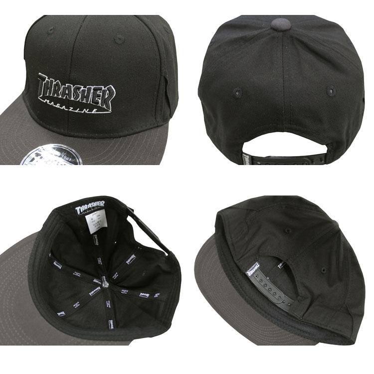 THRASHER（スラッシャー） キャップ THRASHER HOMETOWN SNAP BACK FLAT