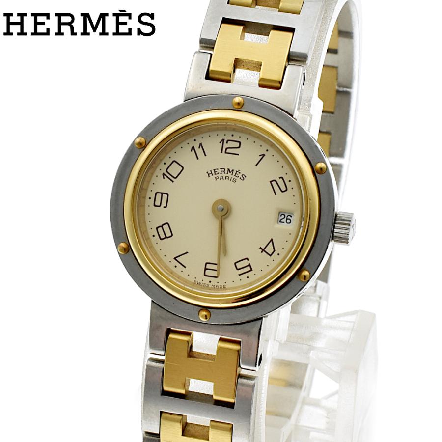 HERMES（エルメス） クリッパー QZ クォーツ レディース腕時計