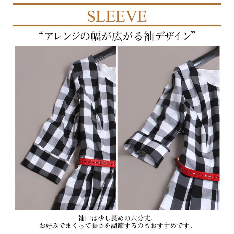 SALE／大幅値下げ！ワンピース レディース ロング チェック ギンガム