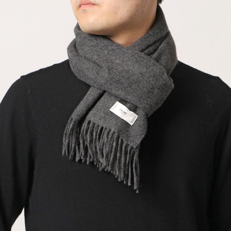 CELINE（セリーヌ） マフラー 2AWW1920F.09GR メンズ カシミヤ