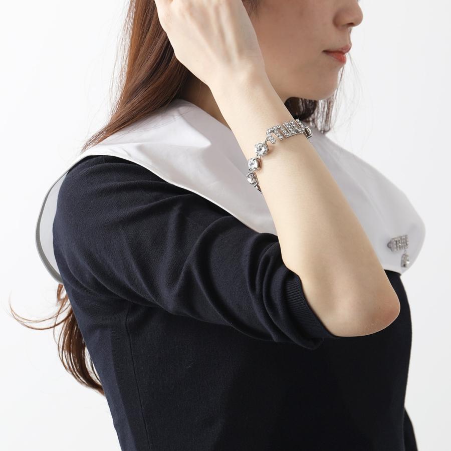 miu miu（ミュウミュウ） ブレスレット 5JB296 2DNC レディース ロゴ